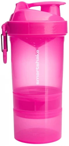 Smartshake Šejkr Original 600 + 160 + 120 ml neon pink