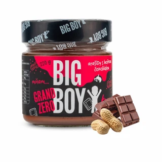Big Boy Grand Zero 220 g arašídy s hořkou čokoládou