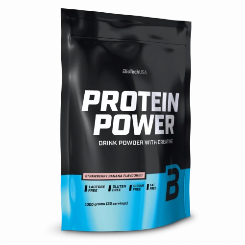 BioTech Protein Power 1000 g strawberry banana