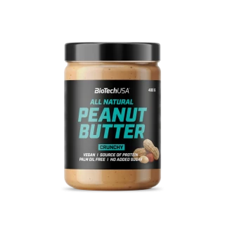 BioTech Peanut Butter 400 g crunchy