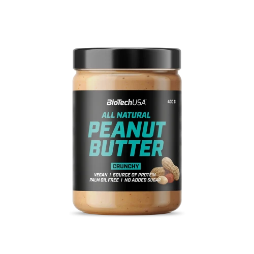 BioTech Peanut Butter 400 g crunchy