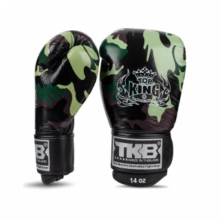 Top King Boxing kožené boxerské rukavice Ultimate Camo -…