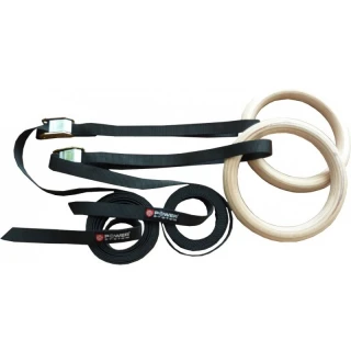 POWER SYSTEM GYMNASTIC WOODEN RINGS