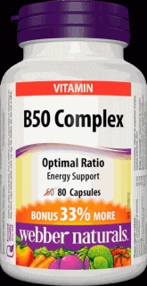Webber naturals B50 Complex 80 tablet