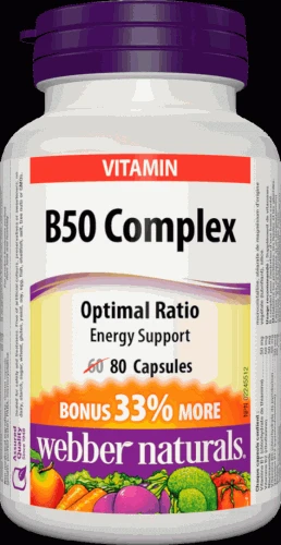 Webber naturals B50 Complex 80 tablet