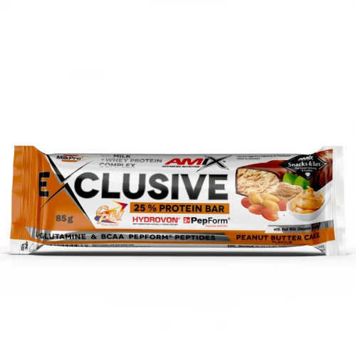 Amix Exclusive Protein Bar 85 g peanut butter cake
