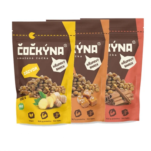 Čočkýna Smažená Čočka Bio 100 g SLADKÁ