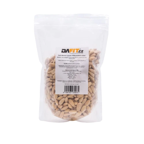 Dafit Mandle loupané pražené solené 1000 g
