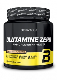 BioTech Glutamine Zero 300 g peach ice tea
