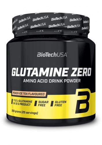 BioTech Glutamine Zero 300 g peach ice tea