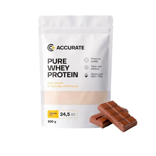 Accurate+ Pure Whey chocolate 500 g