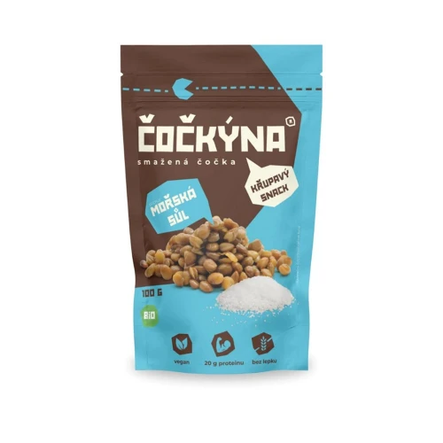 Čočkýna Smažená čočka 100g : Mořská sůl