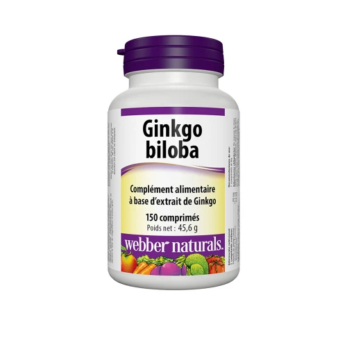 Webber Naturals Ginkgo Biloba 150 tbl