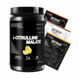 AKCE Prom-In L-Citrulline Malate 420 g citron + ZDARMA 3x…