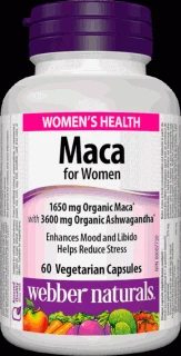 Webber Naturals Maca pro ženy 60 kapslí