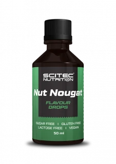 Scitec Nutrition Flavour Drops ořechový nugát 50 ml