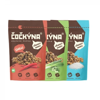 Čočkýna Smažená Čočka Bio 40 g SLANÁ
