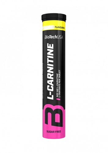 BioTech L-Carnitine 500 20 tbl blueberry raspberry (šumivé)