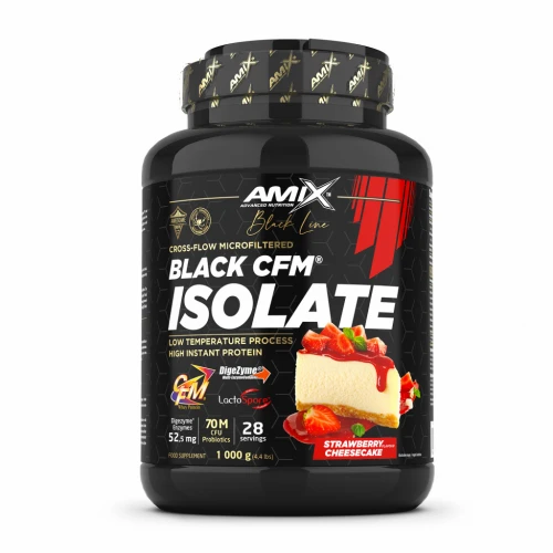 Amix Black Line Black CFM Isolate 1000 g strawberry…