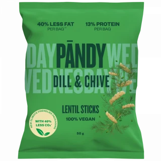 Pandy Lentil Chips Sticks dill chive 50 g