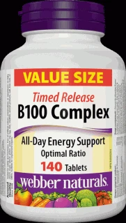 Webber Naturals B100 Complex 140 tbl