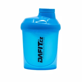 Dafit Šejkr 300 ml světle modrá, černé logo