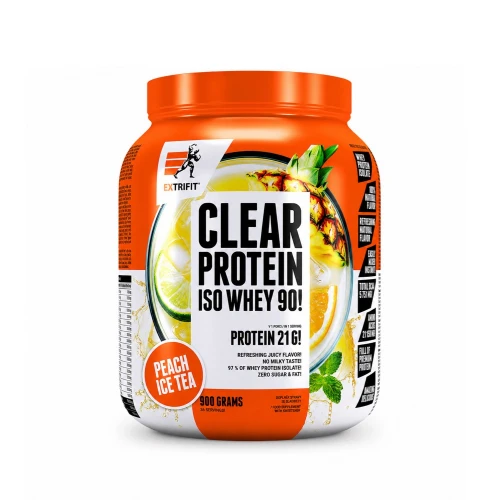 Extrifit Clear Protein Iso Whey 90! 900 g peach ice tea