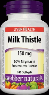 Webber Naturals Milk Thistle 150 mg 240 cps