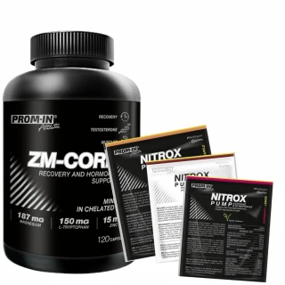AKCE Prom-In ZM-Core 120 cps + ZDARMA 3x vzorek Nitrox
