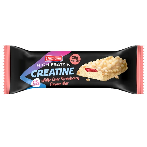 Ehrmann High Protein Creatine Bar white choco strawberry 60…