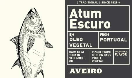 Aveiro Tmavé maso z tuňáka v rostlinném oleji 120g