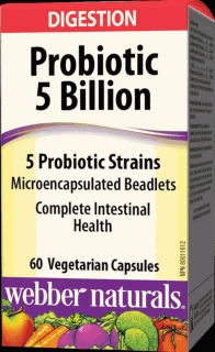 WEBBER NATURALS Probiotic 5 Billion 60 kapslí