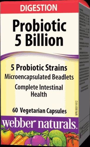 WEBBER NATURALS Probiotic 5 Billion 60 kapslí
