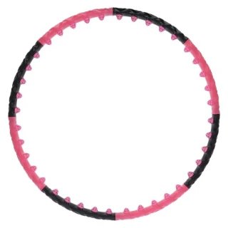 Hula hoop obruč HMS HHP024 růžovo-černá, 110 cm