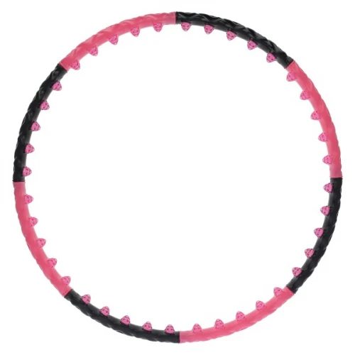 Hula hoop obruč HMS HHP024 růžovo-černá, 110 cm