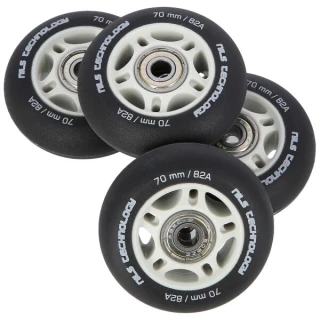 Matná kolečka NILS Extreme PU 70x24 82A s ložisky ABEC 9,…