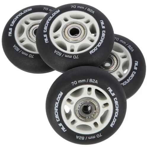 Matná kolečka NILS Extreme PU 70x24 82A s ložisky ABEC 9,…