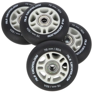 Matná kolečka NILS Extreme PU 76x24 82A s ložisky ABEC 9,…