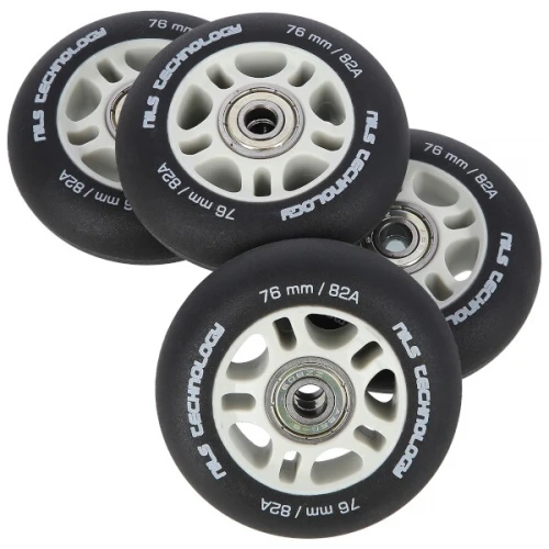 Matná kolečka NILS Extreme PU 76x24 82A s ložisky ABEC 9,…