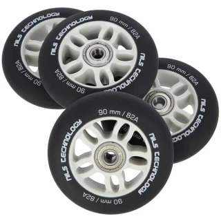 Matná kolečka NILS Extreme PU 90x24 82A s ložisky ABEC 9,…