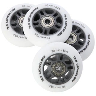 Matná kolečka NILS Extreme PU 76x24 82A s ložisky ABEC 9,…