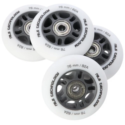 Matná kolečka NILS Extreme PU 76x24 82A s ložisky ABEC 9,…