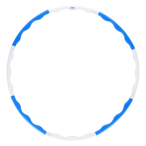 Hula hoop obruč ONE Fitness HHP090 modro-bílá 90 cm