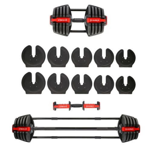 Jednoruční / obouruční variabilní činka HMS SGR40 PRO SET…
