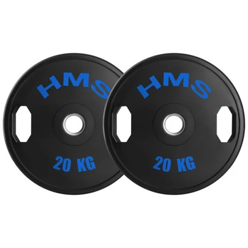 Sada pogumovaných olympijských kotoučů HMS TOG20 2 x 20 kg