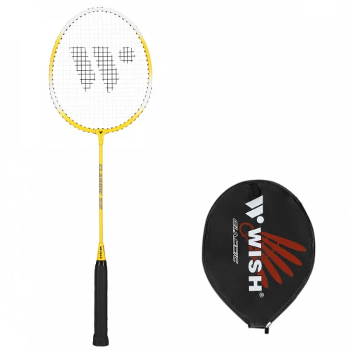 Badmintonová raketa WISH Alumtec 215 žlutá