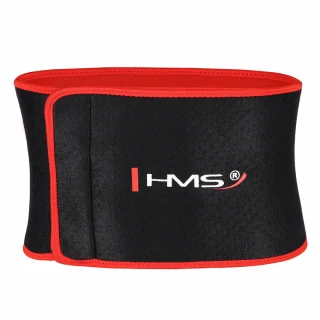 Zeštíhlující bederní pás HMS BR163 červený