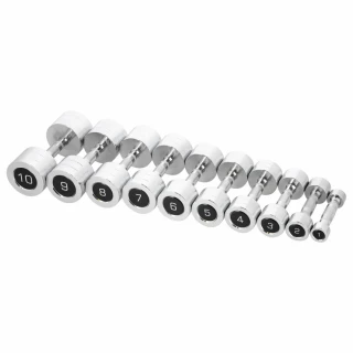 Chromované činky HMS CHD04 2 x 4 kg