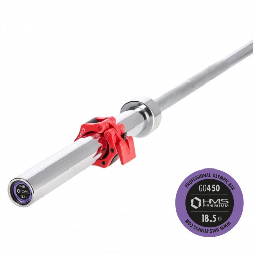 Olympijská osa HMS PREMIUM GO450 220 cm x 50 mm