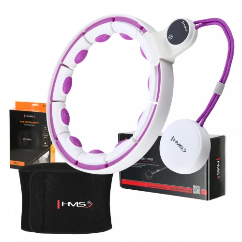 Sada masážní hula hoop se závažím HHM17 a zeštíhlujícího…